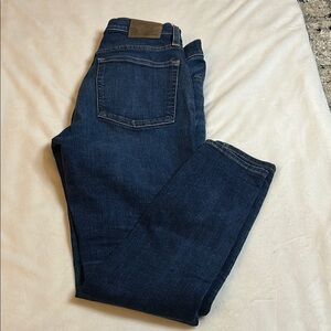 J. Crew Blue Straight-Leg Jeans Rich Indigo Denim ZIZE 30